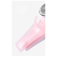 Aparat Pentru Curatat Scame, Par Si Praf, Flippy, Pentru Diferite Tipuri De Material, Cu Lame Din Otel Inoxidabil, Incarcare Prin USB Type-C, Cu Perie De Curatare si Cablu USB Incluse, 13.5x9 cm, Roz