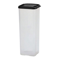Cutie Depozitare Paine, Flippy, din Plastic, 34 x 13 cm, Pastreaza Prospetimea, Capac Negru