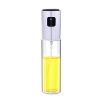 Pulverizator Ulei, Otet, Flippy, din Sticla, 100 ml, Reincarcabil, 18.3 x 4.3 cm, Masura 90 ml, Capac Mat, Alb