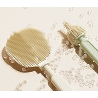Set 7 Piese de Spalat/Uscat Biberoane, Flippy, Portabil, Peri de Silicon, pentru Tetine, Suzete, Biberoane, Paie, Cutie Inclusa, 20 x 9.5 cm, Portocaliu