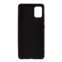 Husa protectie compatibila cu Samsung A51 Liquid Silicone Case Negru