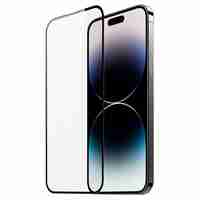 Folie de protectie Ceramica Flippy®, Transparenta HD, 9H, pentru Apple iPhone 15 Pro margini negre