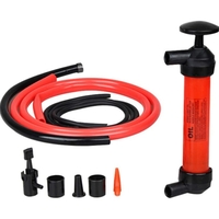 Pompa Manuala pentru Combustibil, Flippy, Pompa pentru Lichide, din Plastic Rezistent,  Debit 5L per minut, 23 × 20 × 3 cm, 380 gr, Rosu