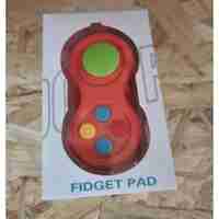 Jucarie Interactiva, Flippy, Model Fidget Pad, Antistres, +3 Ani, Functii Multiple, 5.5 x 3.5 x 11 cm, Roz
