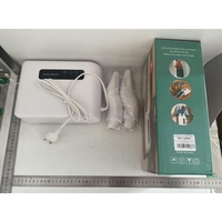 Uscator de Pantofi, Flippy, Functie de Uscare, Dezinfectie, Dezodorizare, Montaj pe Perete fara Perforare, din PVC, Silentios, Timer, Alb