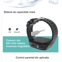 Ceas Smartwatch Pentru Copii LT31E-4G cu Functie Telefon, Localizare GPS, Istoric traseu, Apel de Monitorizare, Camera, Negru