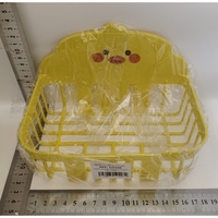 Cutie de Depozitare, Flippy, din Plastic, Montare pe Perete, Model Ratusca, 13x19x12 cm, Galben