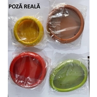 Set 4 Recipiente pentru Pastrarea Proaspata a Legumelor, Flippy, Cutii Portabile Sigilate Anti-oxidare, 4 Forme Diferite pentru Legume sau Fructe, Culori diferite