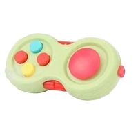 Jucarie Interactiva, Flippy, Model Fidget Pad, Antistres, +3 Ani, Functii Multiple, 5.5 x 3.5 x 11 cm, Verde