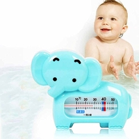 Termometru pentru Baie, Flippy, Plutitor, Rezistent la apa, Multifunctional, Model Elefant, 11.5x9x2 cm, Albastru