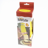Feliator manual de unt Flippy, material plastic, design usor si practic, 20x6x8.5 cm, Butter Cutter, alb