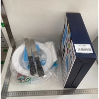 Set 80 Piese Ustensile pentru Ornare Prajituri, Flippy, din Plastic si Otel Inoxidabil, Forme Briose, Multicolor