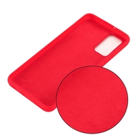 Husa protectie compatibila cu Samsung S20 Liquid Silicone Case Rosu