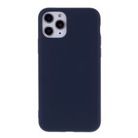 Husa protectie compatibila cu Apple iPhone 11 Pro Max Liquid Silicone Case Albastru inchis