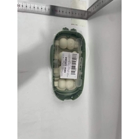Forma pentru inghetata Flippy, 4 compartimente, forme cu animalute, materialsilicon si ABS, 21 x 12.8 x 3cm, verde