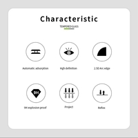 Folie Sticla Flippy® compatibila cu Xiaomi Redmi 9 111D Negru