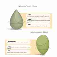 Set Buretei Machiaj, Flippy, Premium, 7 bucati, mov