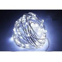 Instalatie Craciun, 20 m, 200 Led-uri, Liniara, Alb Rece, 8 jocuri de lumini, Transformator, Interconectabila, Prelungitor 3 m inclus, Fir Cupru, Flippy