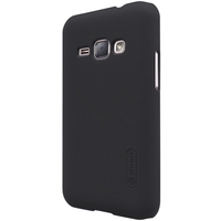 Husa de protectie pentru Samsung Galaxy J1 2015 Nillkin Frosted Shield Negru + Folie de protectie