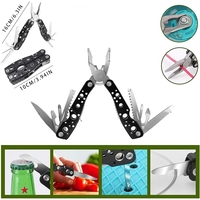 Kit supravietuire multifunctional Flippy, Instrumente profesionale, Agatatoare ghiozdan, pentru Camping, Drumetii, Aventuri in aer liber, borseta inclusa, gri