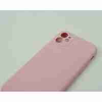 Husa protectie Flippy compatibila cu Apple iPhone 12 Liquid Silicone Case Roz