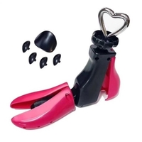 San/Calapod Pro Reglabil, Flippy, Alungire si Largire 4 Directii, Marime 35-42, Pantofi, Ghete, Adidasi, Arc, 22 x 20.5 x 7 cm, Roz / Negru