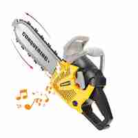 Jucarie Fierastrau Electric pentru Copii, Flippy, cu Sunete și Lumini, Joc de Rol Interactiv, +3 Ani, 43 x 10 x 18.5 cm, Portocaliu