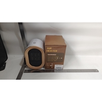 Radiator mini Incalzitor, Flippy, Element de Incalzire PTC, Putere 1200 W, Radiator cu termostat reglabil, 19.5 x 12.5 x 12.5 cm, 800 g, Alb