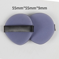 Set 7 Bureti de Machiaj  Flippy, Reutilizabili, Utilizare Umeda sau Uscata, Powder Puff, 5.5 x 5.5 x 0.9 cm, Multicolor