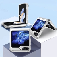 Husa pentru Samsung Galaxy Z FLIP6, Flippy, Husa de Protectie cu Anti-Shock, Tehnologie MagSafe Magnetic, Design Ultra Subtire, Anti alunecare, TPU Acrilic, Transparent