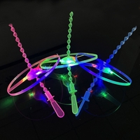 Jucarie Disc Zburator, Flippy, cu Lumini, Manual, din ABS, +14 Ani, Albastru