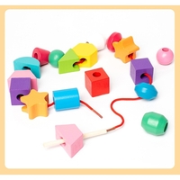 Jucarie Montessori de Sortat, Flippy, din Lemn, Forme Geometrice,+3 Ani, 25 de Piese, 21.5 x 16 x 3 cm, Multicolor