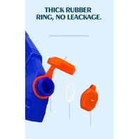 Pistol cu Apa pentru Copii, Rezervor, Pentru Piscina/Plaja, Flippy, 6ani+,  Bleumarin/Rosu, 300ML