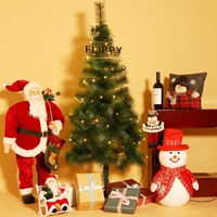 Instalatie de Craciun, Flippy®, Tip Liniara, Fir Negru, 9 m, 100 LED-uri, Interconectabila, Alb Cald