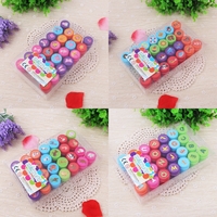 Set 26 Stampile, Flippy, pentru Copii 4-6 Ani, Model Fete Zambitoare Emoji, 20 x 10 x 2 cm, Multicolor