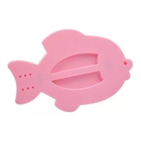 Termometru pentru Baie, Flippy, Plutitor, Rezistent la apa, Multifunctional, Model Peste, 15.5x9.5x2 cm, Roz