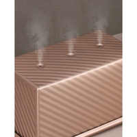 Tava pentru Paine, Flippy, din Otel Carbon, 450 g, cu Capac, Antiaderenta, 21 x 11 x 11.5 cm, Roz Auriu