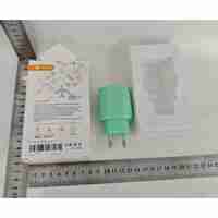 Incarcator Rapid QC3.0, Flippy, 3 Porturi USB, 2.1A, 18W, din ABS, Protectie Supraincalzire, Gama Macarons, Verde