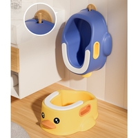 Olita pentru Copii, Flippy, +1an, Portabila, Design Ratusca, Model Prietenos, Non-Toxic, Compartiment Detasabil, cu Maner, Usor de Curatat, Galben