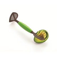 Feliator Multifunctional pentru Avocado, Flippy, pentru Taierea in Cubulete si Pasare, pentru Bucatarie, Preparare Guacamole, ABS, 24x7x6 cm, Verde