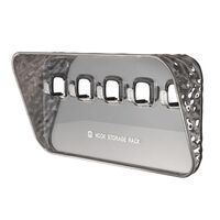 Raft de Depozitare cu Carlig, Flippy, Pentru Chei, Bijuterii, 20.3 x 4.6 x 10.3 cm, Gri