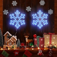 Fulg de Nea Luminos, Flippy, 96 Led, cu Joc de Lumini, Transformator Inclus, 50x50 cm, Alb, Lumini Multicolore