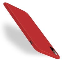 Husa protectie compatibila cu Apple iPhone X/XS Liquid Silicone Case Rosu