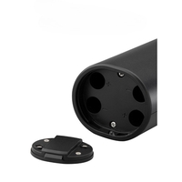 Rasnita Electrica pentru Cafea si Condimente, Flippy, Cutit de Macinare din Otel Inoxidabil, Incarcare cu Baterii, Optiuni Diferite de Macinare, Usor de Manevrat, 18x5.5cm, Negru