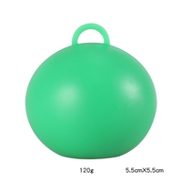Greutate pentru Baloane, Flippy, Accesoriu Petrecere, 5.5x5.5 cm, 120 g, Verde
