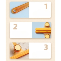 Perie de Indepartare a Scamelor, Flippy, pentru Haine si Par de Animale, cu Doua Fete, Manual, Multifunctional, 12x14.5 cm, Accesoriu pentru Casa, Portocaliu