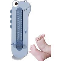 Dispozitiv de Masurat Talpa Piciorului pentru Bebelusi, Flippy, 9-24, Model Dinozaur, Albastru