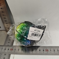 Minge Saltareata Hiperelastica, Flippy, Space Moon Ball foarte Elastica, Antistress pentru Copii, Diametru 66 mm, Multicolor Verde