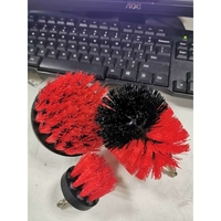 Set 12 Accesorii pentru Curatare Auto, Flippy, Interior si Exterior, Rosu