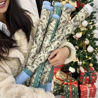 Tub de Confetti, Flippy, Money, 30x5 cm, Confetii Asortate Model Dolari, Eliberare prin Rasucire, Multicolor